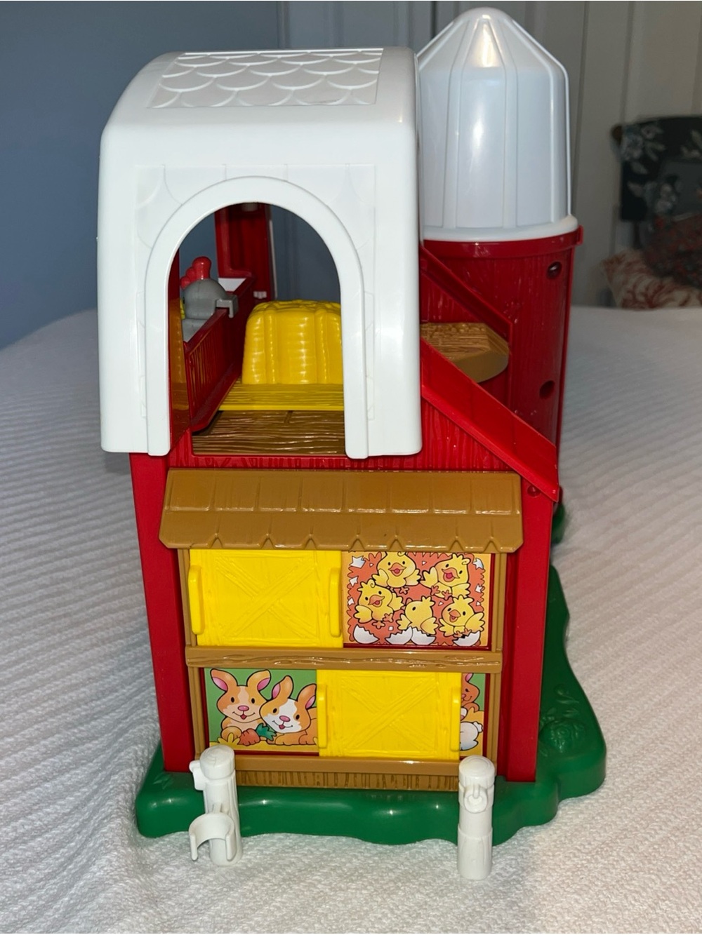 Fisher-Price Red & White Farm Barn Playset with Animal Figures - Picture 8 of 14